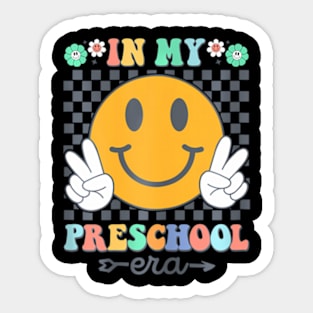 In My Pre-k Era Back To School Preschool Teacher Team Sticker